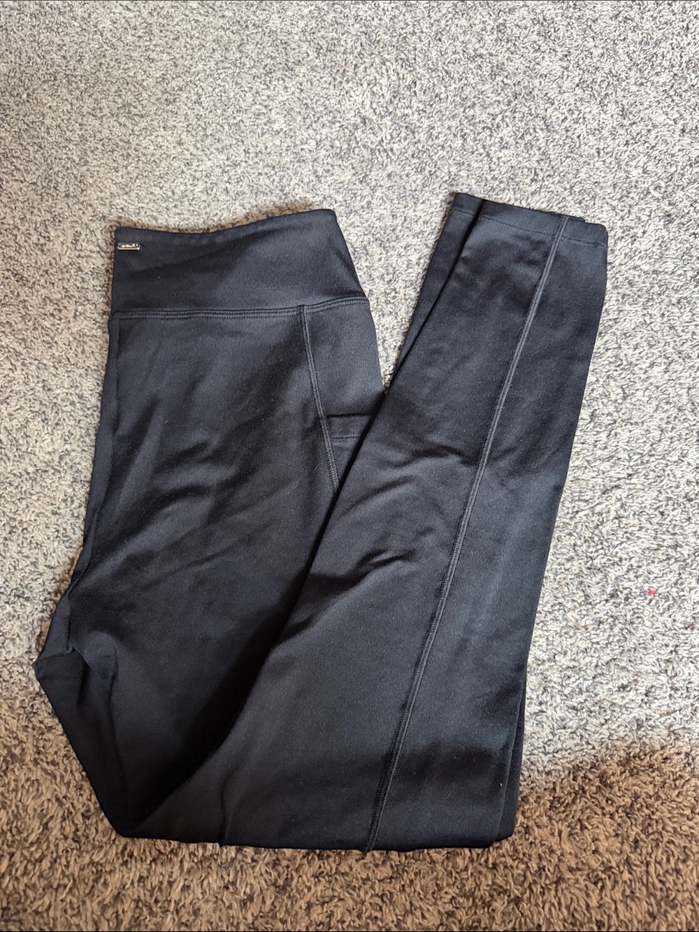 PINK Victoria's Secret Black High-Waist Leggings